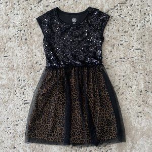 Sequin and Tulle Dress Big Girls L